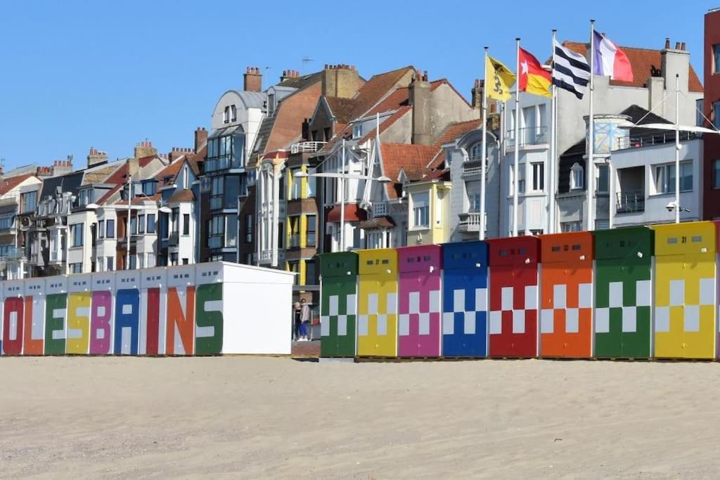 Maison De Ville Restylee Avec Jardin, Proche Gare Dunkirk Bagian luar foto