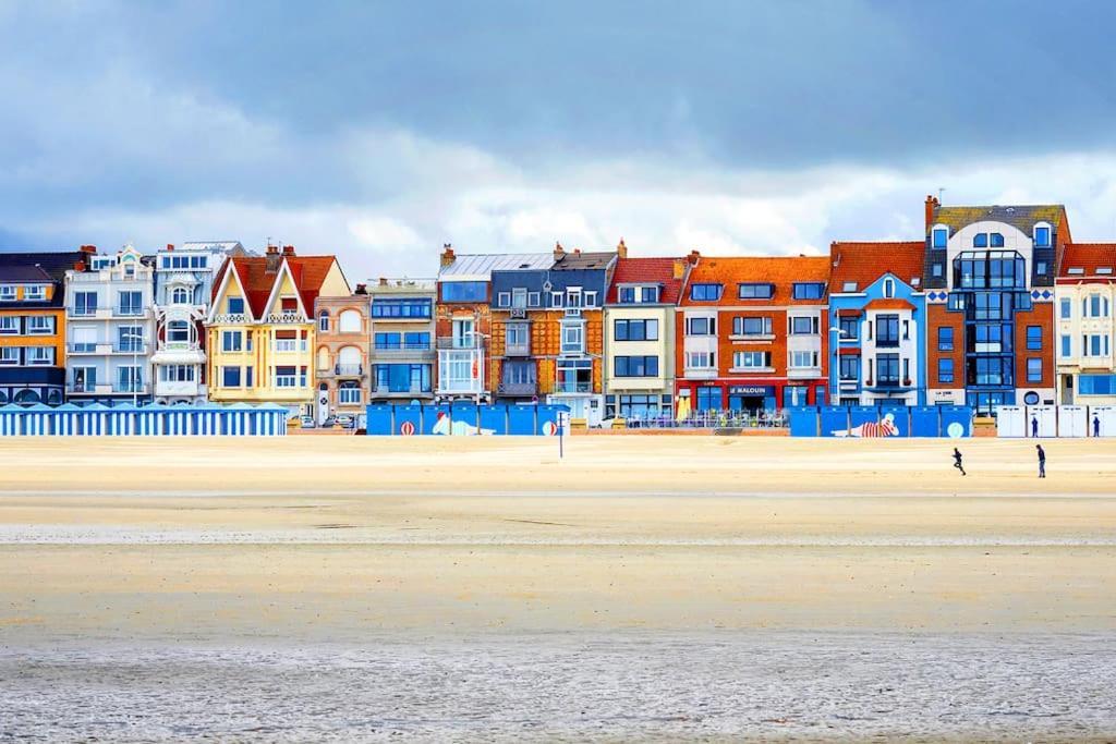Maison De Ville Restylee Avec Jardin, Proche Gare Dunkirk Bagian luar foto